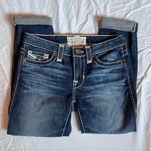 Big Star Alex Crop Mid-Rise Skinny Jeans Size 26 Brand New
